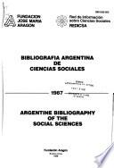 Bibliografía argentina de ciencias sociales