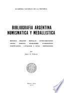Bibliografía argentina numismática y medallística
