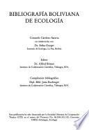Bibliografía boliviana de ecología