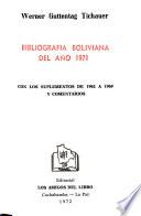 Bibliografía boliviana