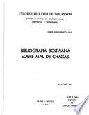 Bibliografía boliviana sobre mal de chagas