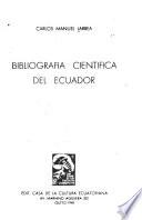 Bibliografía científica del Ecuador