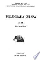 Bibliografía cubana