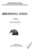 Bibliografía cubana
