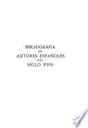 Bibliografía de autores españoles del siglo XVIII: A-B