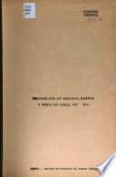 Bibliografía de biología marina y pesca en Chile, 1955-1976