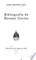 Bibliografía de Hernán Cortés