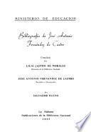 Bibliografía de José Antonio Fernándo de Castro