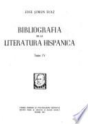Bibliografía de la literatura hispánica. (Adiciones a los tomos 1- ).