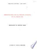 Bibliografía de la poesía cubana en el siglo XIX