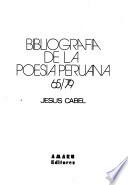 Bibliografía de la poesía peruana, 65/79