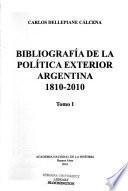 Bibliografía de la política exterior argentina