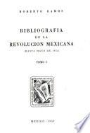 Bibliografía de la Revolución Mexicana