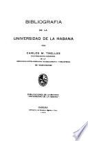 Bibliografía de la Universidad de la Habana