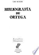 Bibliografía de Ortega