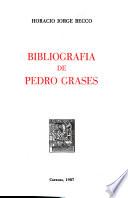 Bibliografía de Pedro Grases