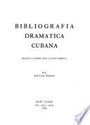 Bibliografia dramatica cubana