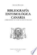 Bibliografía entomológica canaria