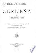 Bibliografia Espanola de Cerdena