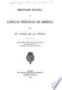 Bibliografía española de lenguas indígenas de América