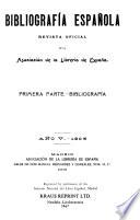 Bibliografia española ...