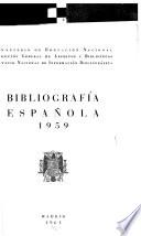 Bibliografía española
