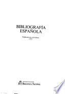 Bibliográfia española