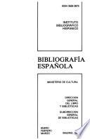 Bibliografía española