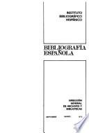 Bibliografía española