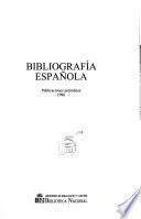 Bibliografía española