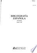Bibliografía española