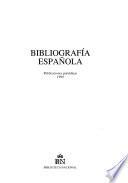Bibliografía española