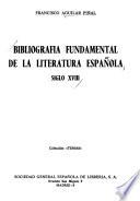 Bibliografía fundamental de la literatura española