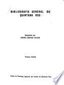 Bibliografía general de Quintana Roo