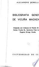Bibliografía general de Vicuña Mackenna
