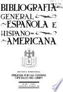 Bibliografía general española e hispanoamericana