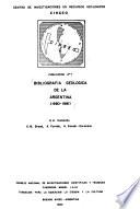 Bibliografía geológica de la Argentina (1980-1981)