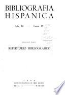 Bibliografía hispánica