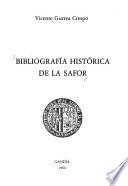 Bibliografía histórica de La Safor