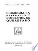 Bibliografía histórica y geográfica de Querétaro