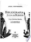 Bibliografía Julia de Burgos