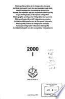 Bibliografía jurídica de la integración europea