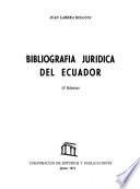 Bibliografía jurídica del Ecuador