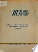 Bibliografia Latinoamericana de Desarrollo Rural