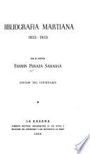 Bibliografía martiana, 1853-1953