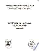 Bibliografía nacional de Nicaragua, 1996-1998