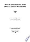 Bibliografía Nacional Nicaragüense, 1800-1978