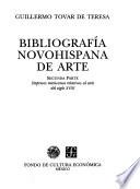 Bibliografía novohispana de arte