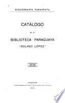 Bibliografiá paraguaya