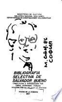 Bibliografía selectiva de Salvador Bueno